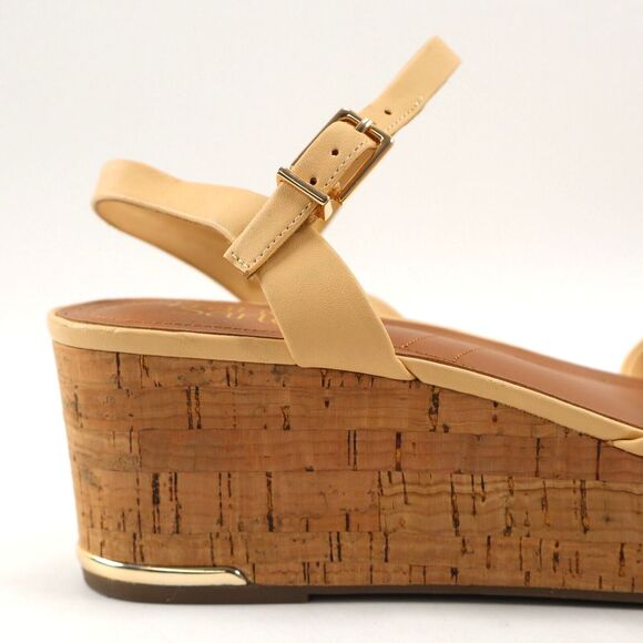 🔥Franco Sarto Pelma Cork Platform Wedge Sandals, 9US/40EU MSRP$120 SHIPS TODAY - Picture 9 of 9